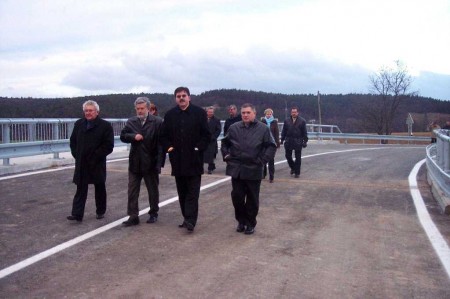 Odovzdávanie zrekonštruovaného mosta